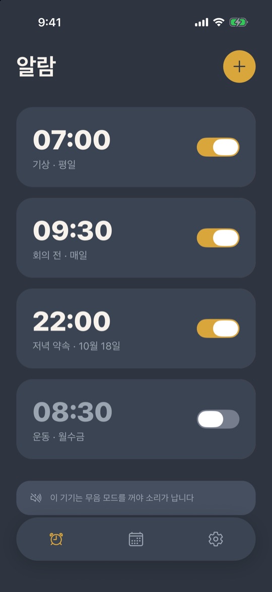 False Alarm alarm list